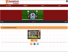 Tablet Screenshot of m.soccerpilot.com